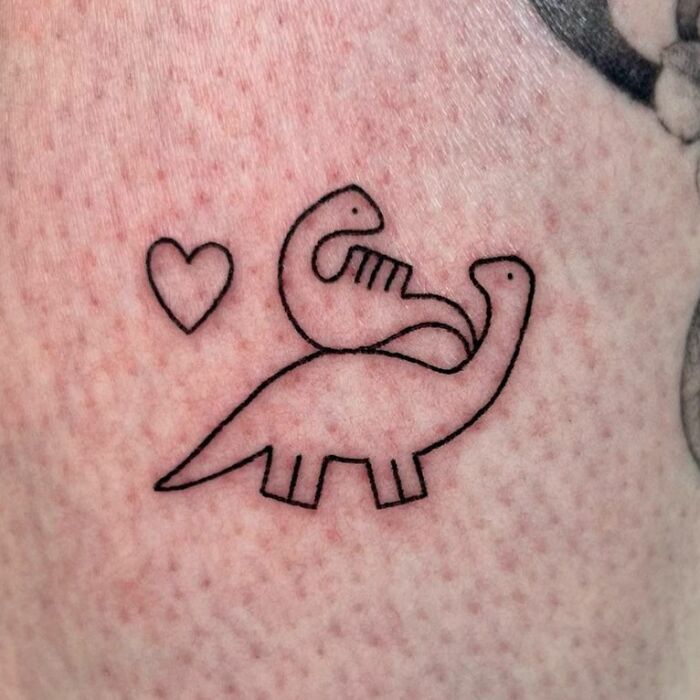 50 Times People Had A Cool Dinosaur Tattoo Idea And It…