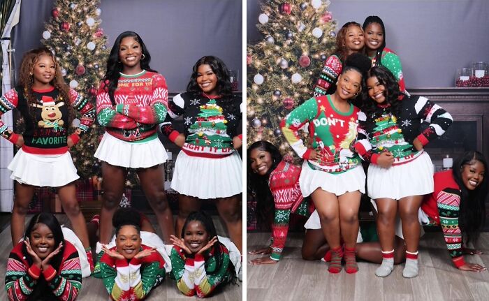 TikTokers go viral with awkward holiday photos at JCPenney's as