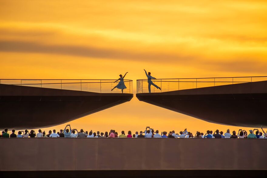 Kiss Bridge – Where Sunset Rests In Adam's Hands (6 Pics)