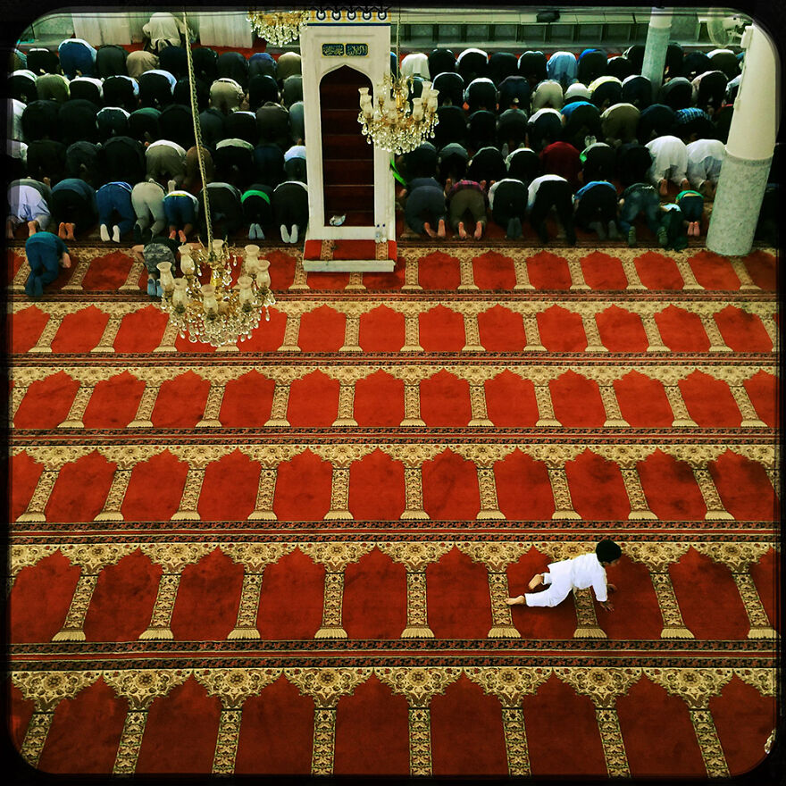 Prayers At The Auburn Gallipoli Mosque Sydney By Kevin Casey