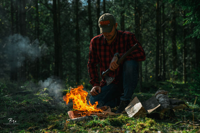 Lumberjack Photoshoot (4 Pics)