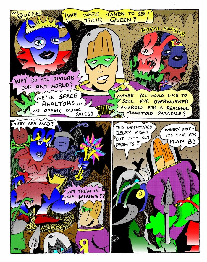 My Comics About The First Space Realtor's Adventure