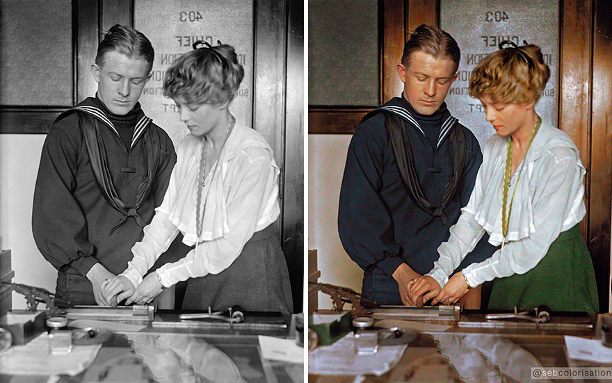 U.S. Navy Intelligence Bureau. Fingerprint Department. Washington D.C., 1918