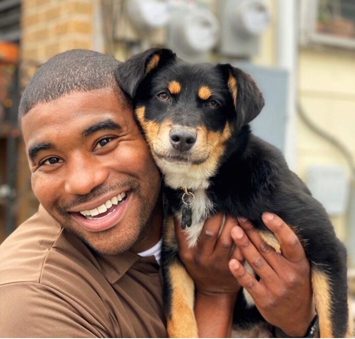 UPS Delivery Man Makes A Point Of Greeting Every Dog He Encounters (New Pics)