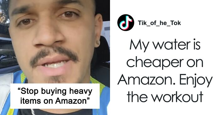 “It's Always Fiji Water”: Delivery Driver Done With People Ordering Water And Dog Food On Amazon