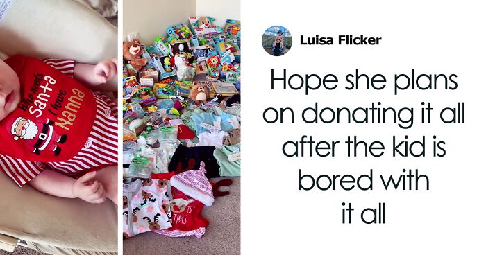 Mom Shares Massive Gift Pile Of Baby’s First Christmas, Gets Mixed Reaction Online