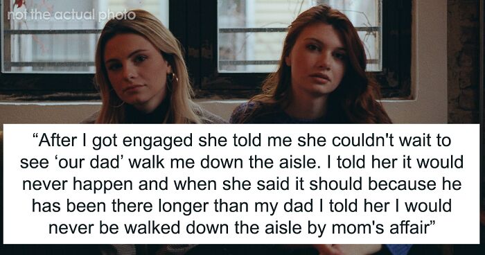 Woman Refuses To Let Mom’s Cheating Affair Partner Walk Her Down The Aisle, Causes Drama