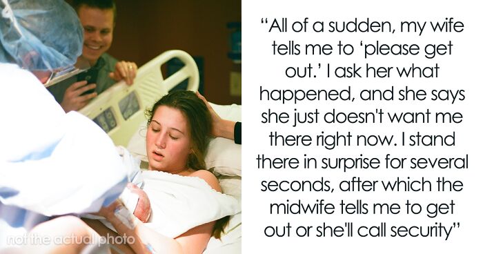 Woman Boots Husband From The Delivery Room, He Boots Her From His Will And Testament