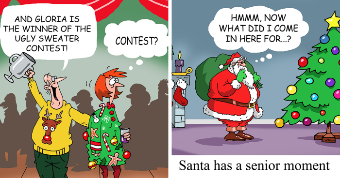 I Love The Holiday Season, So Here Are My 20 Christmas Cartoons