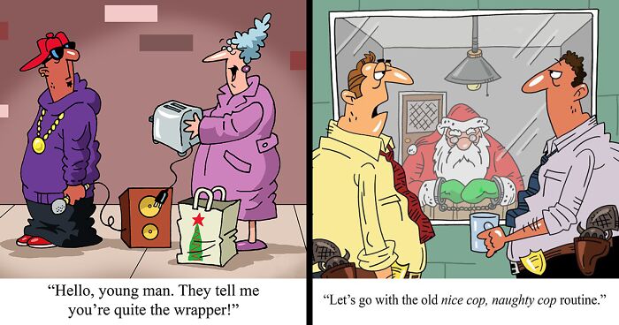 I Find Humor In All Major Holidays, Here Are My 20 Christmas Cartoons