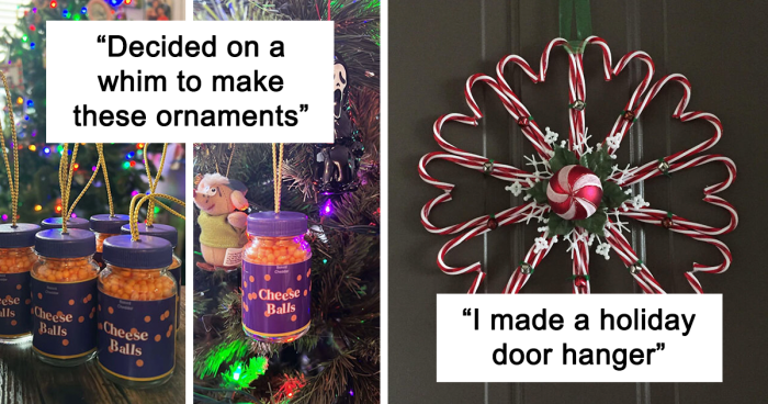 65 Times People Got Super Crafty And Made These Gorgeous Bits Of Christmas Decor (New Pics)