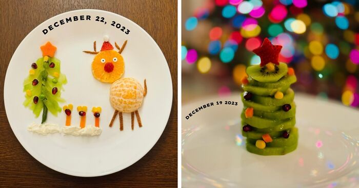 My Simple Food Art Pieces That I Made For This Holiday Time (22 Pics)