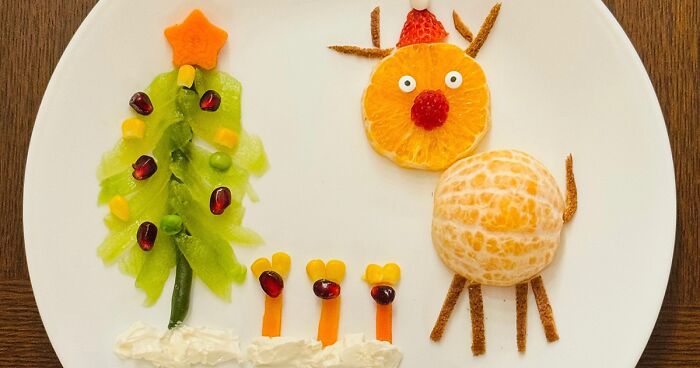 My Christmas-Inspired Edible Food Art (22 Pics)