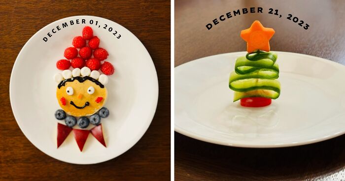 My Christmas-Inspired Edible Food Art (22 Pics)