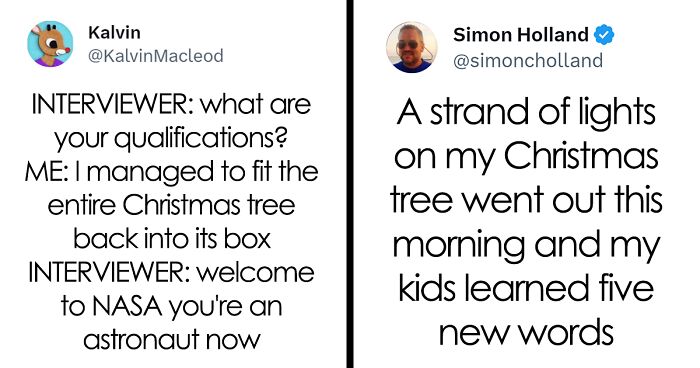 Parents Share Struggles Of Celebrating Christmas With Small Children In These 45 Funny Tweets 