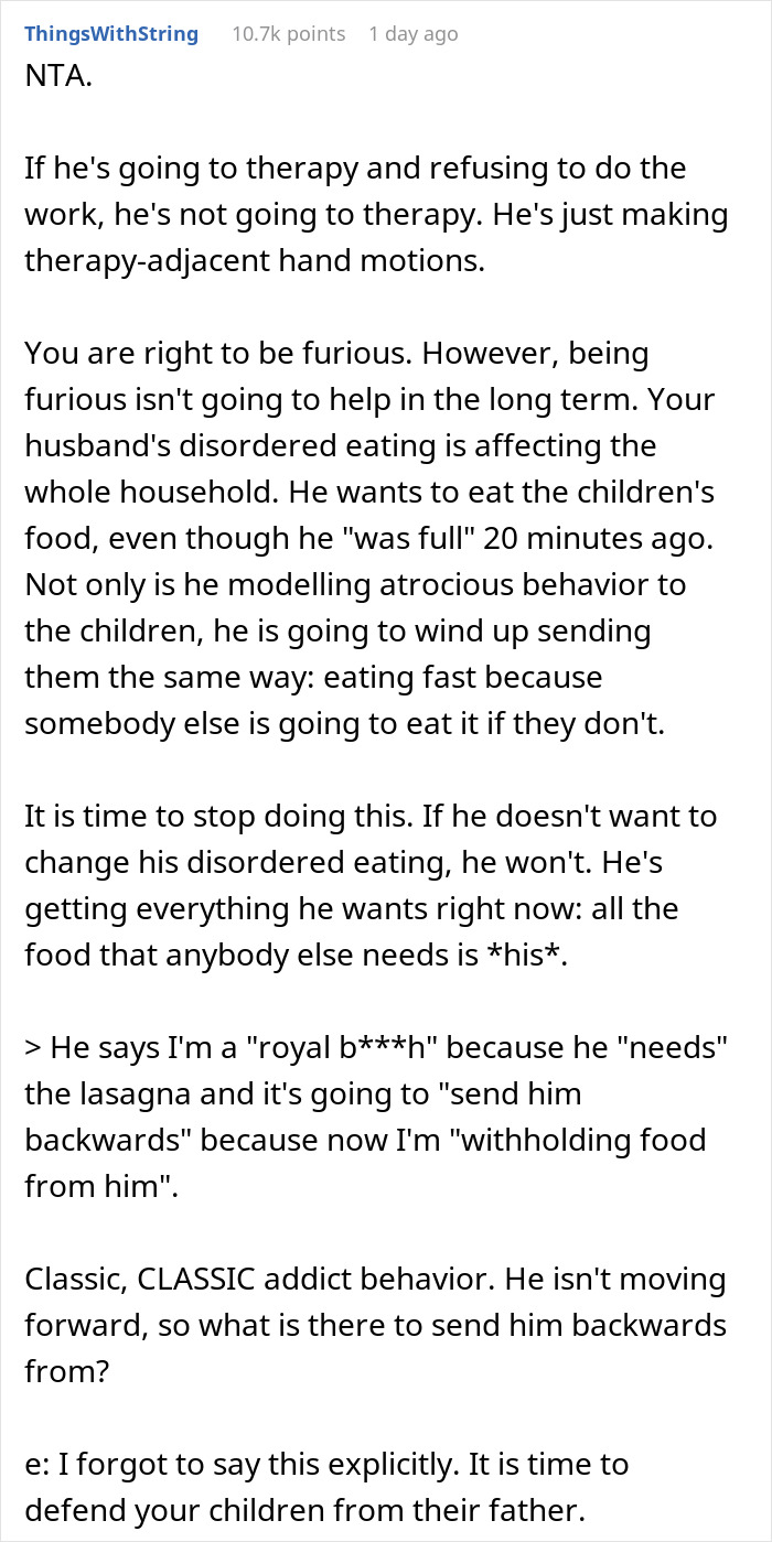 Man With Food Insecurity Gets Mad At His Wife After She Refuses To Share The Food That She Cooked 