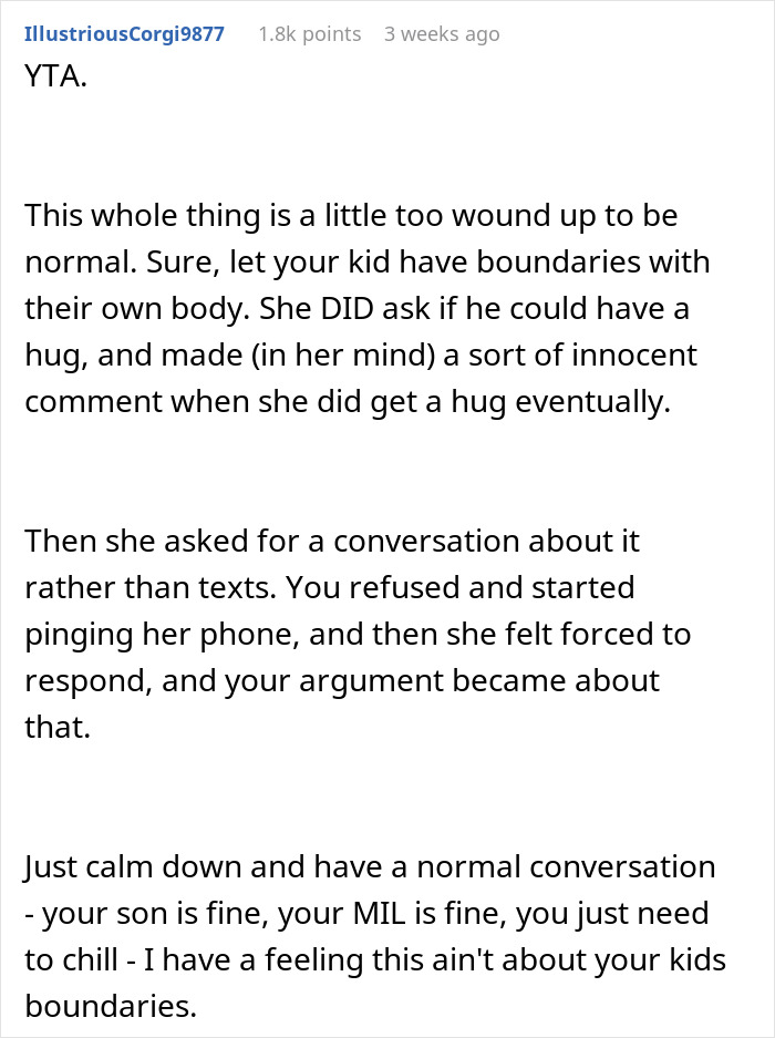 Mom Tells MIL About Her Son's Boundaries Through Texts, She Calls Her A Coward