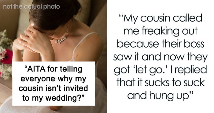 Groom Exposes Cousin's Nasty Prank After They Act Out About Not Being Invited To The Wedding