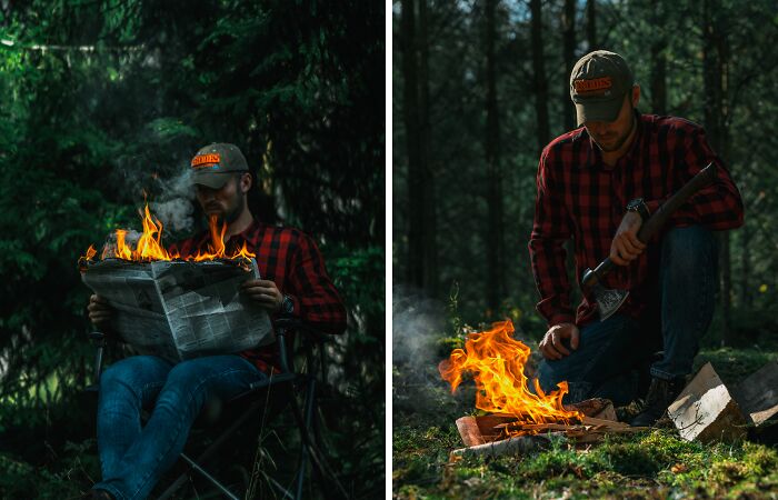 Lumberjack Photoshoot (4 Pics)