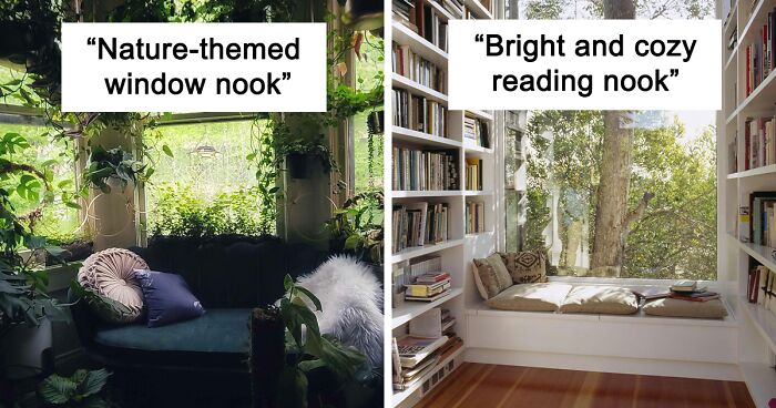 60 Times People Absolutely Nailed Making Their Window Seats A Cozy Oasis