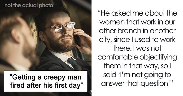 Creep Won’t Stop Sexualizing Women On His First Day Of Work, Coworker Makes It His Last