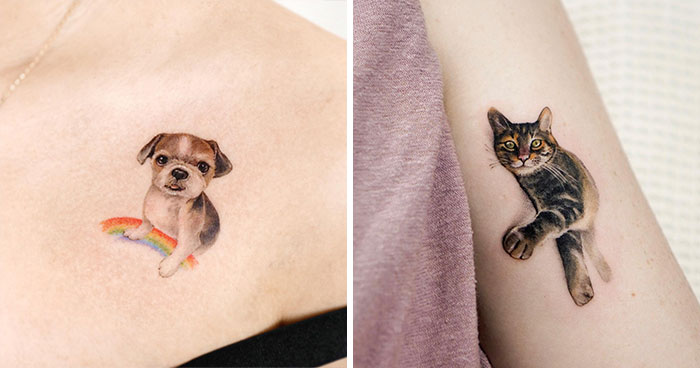 Colorful And Sketchy Tattoos By Vesna | Bored Panda