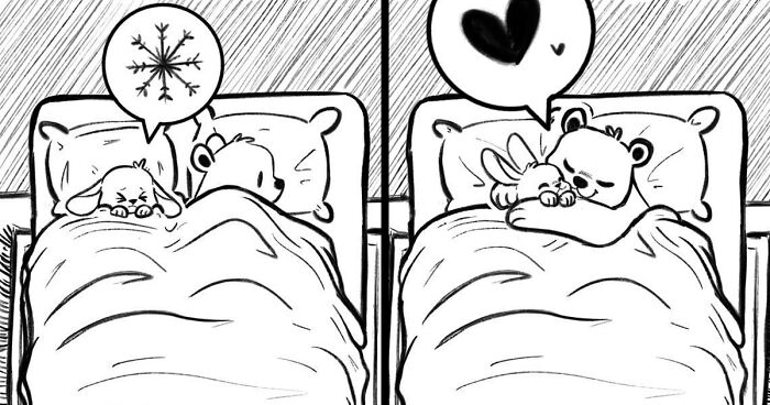 Sweet Comics About A Bunny And Bear Couple, Created By This Artist (29 New Pics)