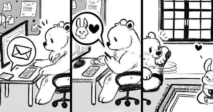 29 Sweet And Relatable Comics Portraying A Bunny And Bear Couple By This Artist (New Pics)