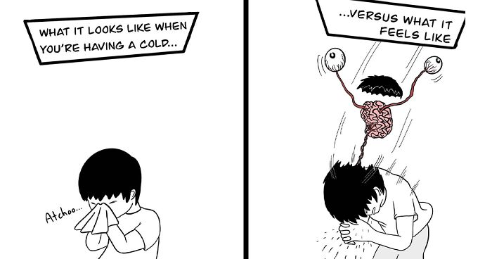 Twisted Endings: 30 New Dark Humor Comics By This Artist