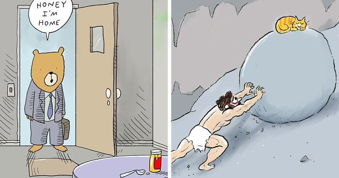 Artist Creates Funny Comics Full Of Ridiculous Situations And Silly Humor (40 New Pics)