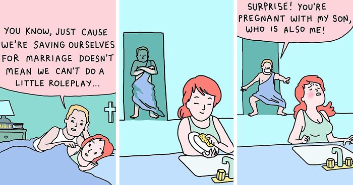 This Artist Creates Dark Humor Comics With Unexpected Endings (22 New Pics)