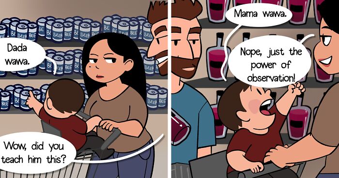 30 Honest Comics About Marriage And Everyday Family Life With A Toddler (New Pics)