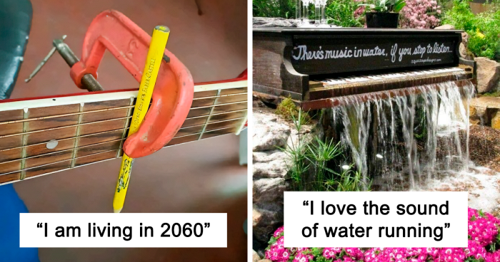 69 Of The Funniest Images From The ‘Musical Instruments In Predicaments’ Facebook Page