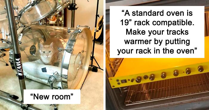 69 Interesting, Funny, And Weird Musical Instruments In Predicaments