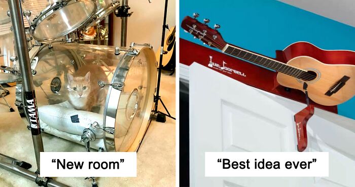 69 Funny Times People Spotted Musical Instruments In Predicaments And Just Had To Share