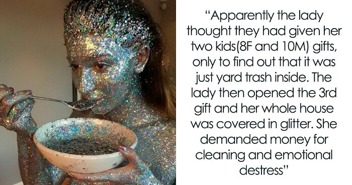 Mom Demands To Be Compensated For The Damage Of A Glitter Bomb That Her Kids Stole