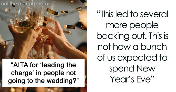 Guests Find Out Alcohol Will Not Be Served At NYE Wedding, Bail At The Last Minute