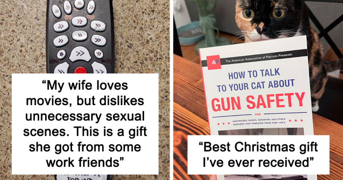 110 Times People Brought Their A-Game To Giving Christmas Gifts