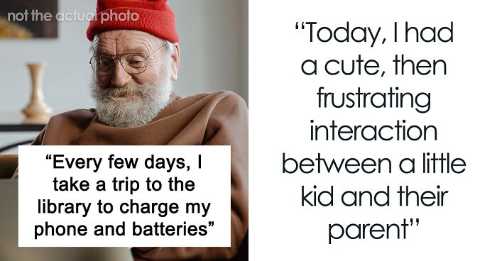 Mom Wants Homeless Man To Be Kicked Out From The Library Because Her Kid Thinks He's Santa