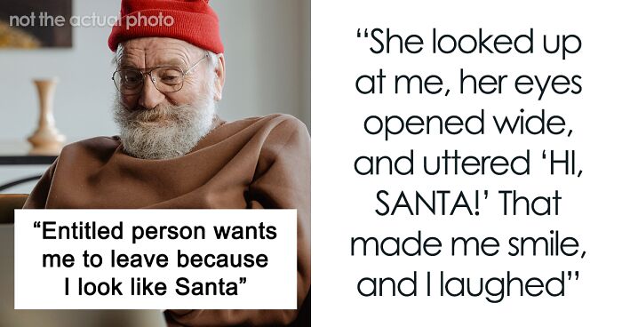 Mom Tells Homeless Man To Leave The Library Because Her Kid Thinks He's Santa And Is Distracted