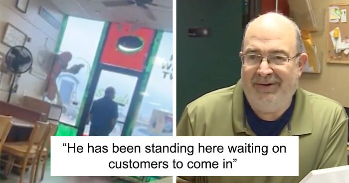 Heartbreaking Photo Of Restaurant Owner Looking Out The Window Goes Viral, Attracts Dozens Of Customers