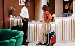 Guests Think They Can Outsmart Their Hotel, Are Shocked To See Their Bags Packed At The Front Desk