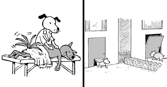 22 Dog-Centric Comics By Karlo Ferdon Created Without Using A Single Word