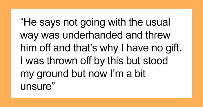 Husband Doesn't Get Wife A Gift Out Of Laziness, She Reveals She's Considering Divorce