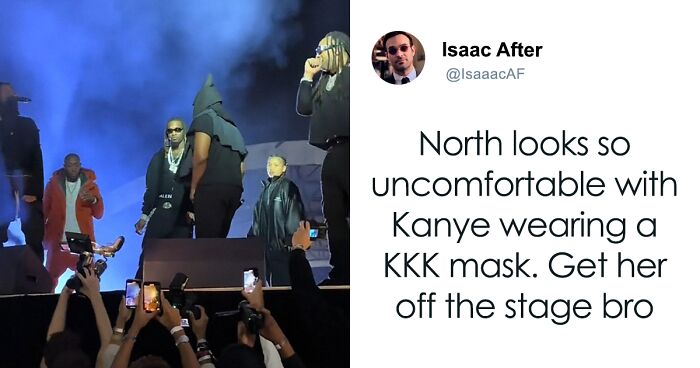 “He’s So Ignorant”: Kanye West Sparks Controversy After Wearing Black Ku Klux Klan Hood On Stage