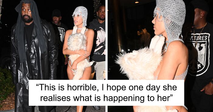 “So Messed Up”: Kanye West’s Wife Bianca Censori Stuns In Provocative Silver String Outfit