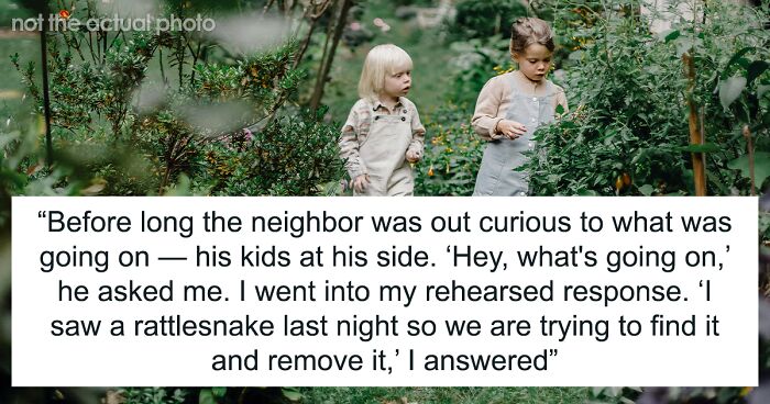 Guy Deters Entitled Neighbor’s Kid From Using His Yard By Faking A Rattlesnake’s Presence 