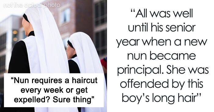 “Cut As Little As Humanly Possible”: Dad Refuses To Let Controlling School Nun Win