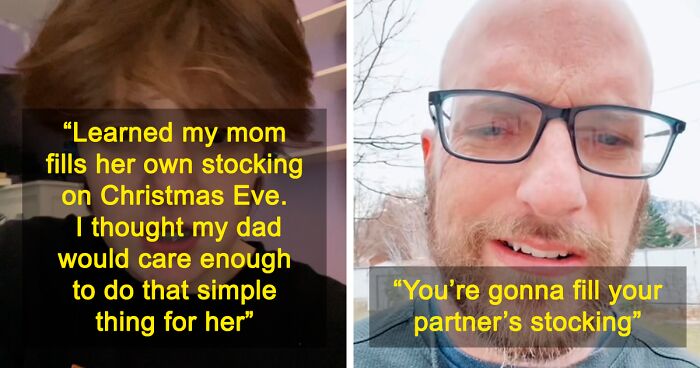 Husbands Often Forget To Fill Their Partners’ Xmas Stockings, So This Man Reminded Them