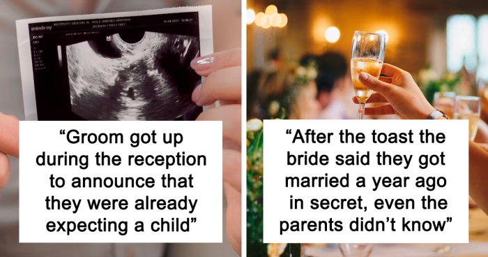 “What’s The Weirdest Thing You’ve Ever Seen Happen At A Wedding?” (58 Answers)